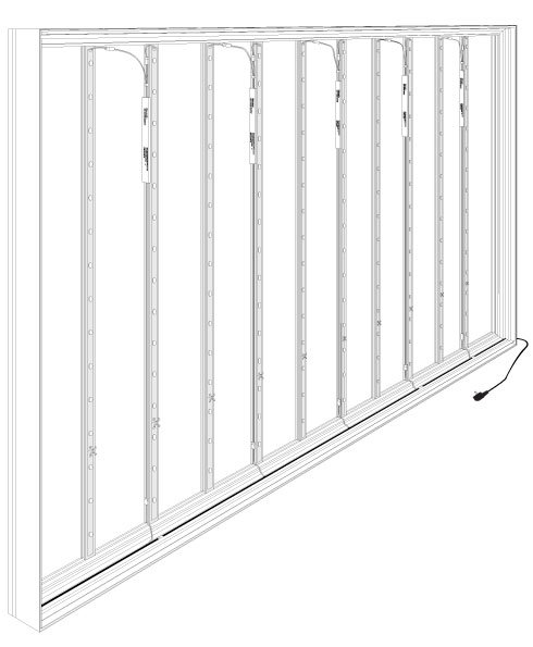 LED on Stabilizer extrusion profile