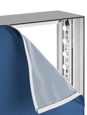 Lightbox 160 Double SEG textile cutaway